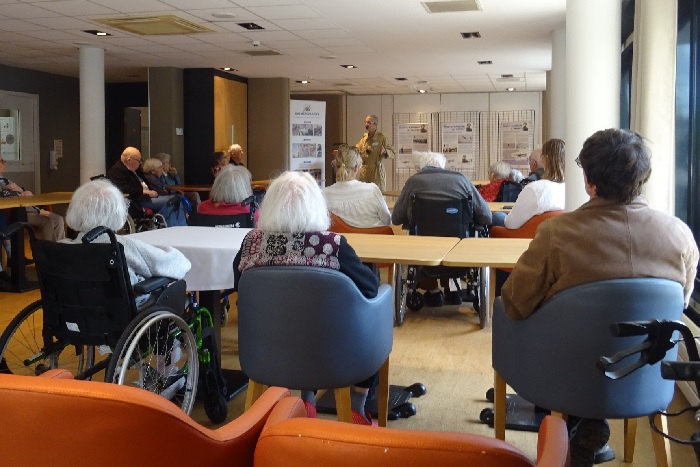 Exposition et animation à l'EHPAD du RANZAY à Nantes - 22 Avril 2025